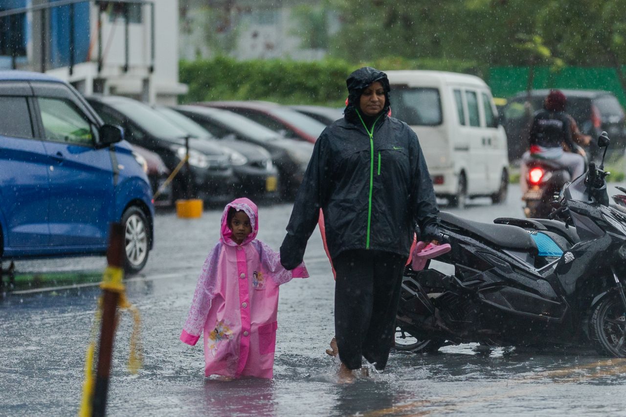 މާލެ ސަރަހައްދަށް ބޯކޮށް ވާރޭވެހި ފެންބޮޑުވުން