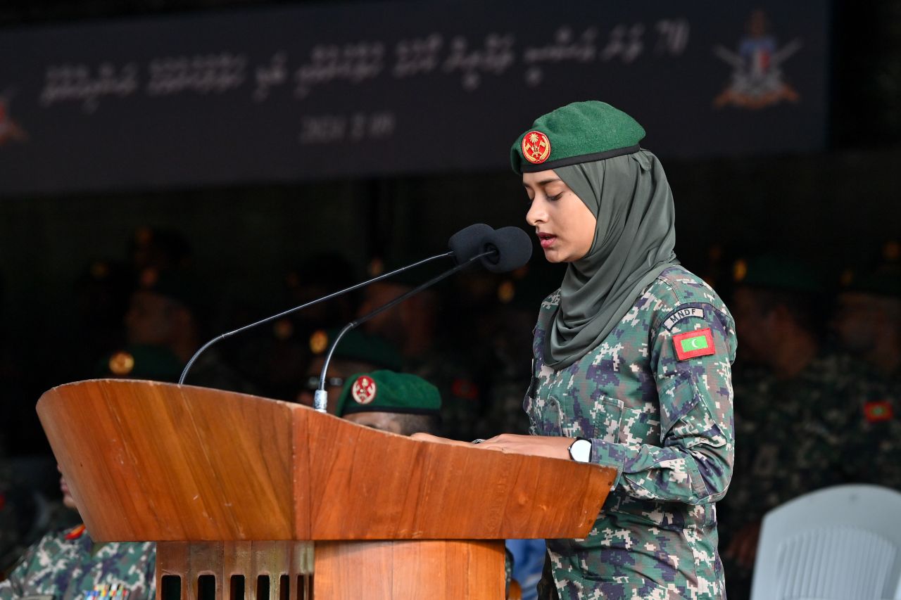 ސިފައިންގެ 70 ވަނަ އަސާސީ ތަމްރީނު ކޯސް ނިންމުމުގެ ރަސްމިއްޔާތު