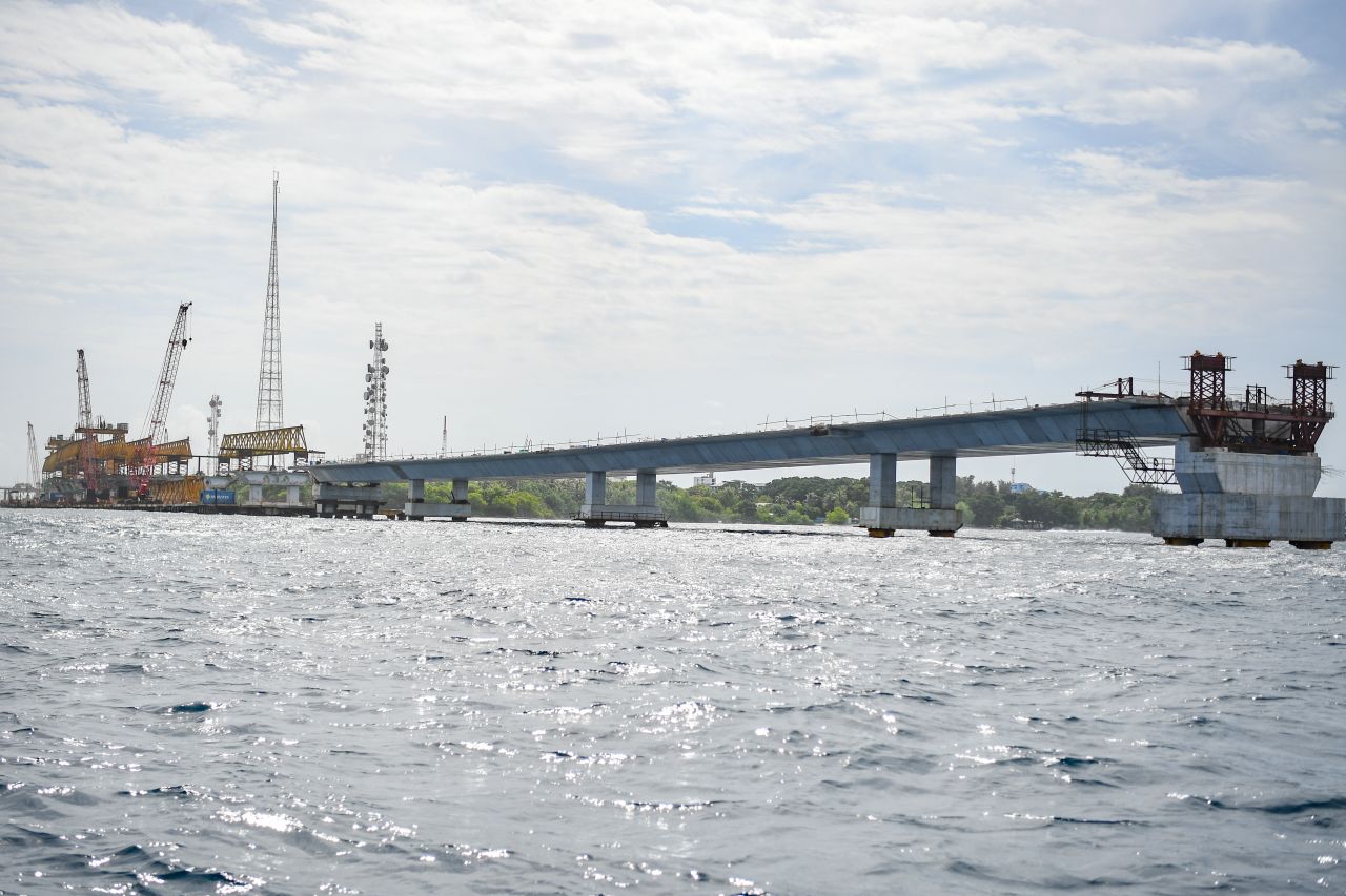 ތިލަމާލެ ބްރިޖުގެ މަސައްކަތް