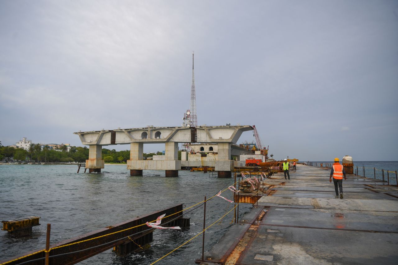 ތިލަމާލެ ބްރިޖުގެ މަސައްކަތް