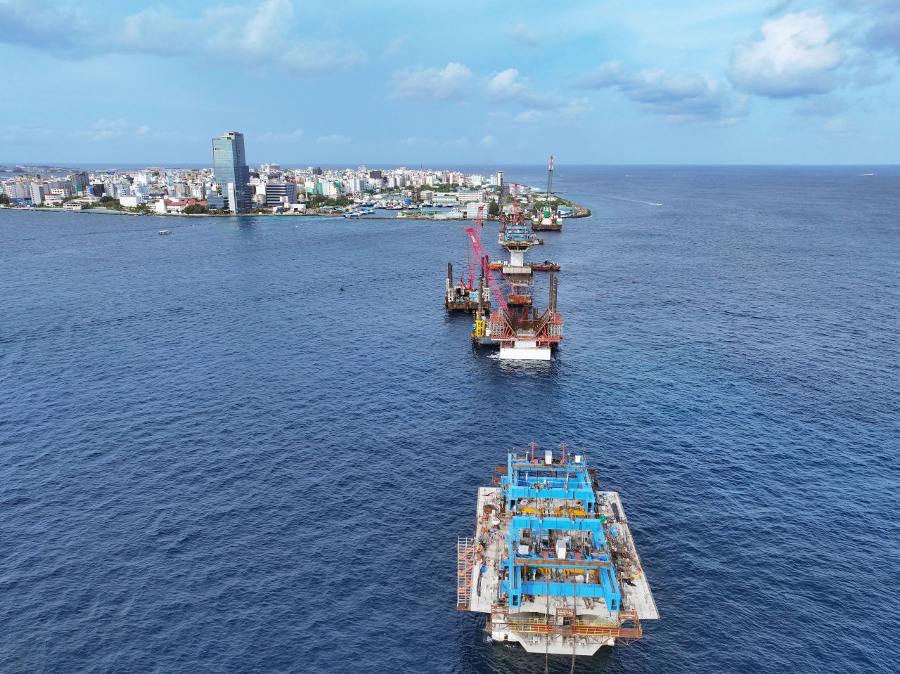 ތިލަމާލެ ބްރިޖުގެ މަސައްކަތް