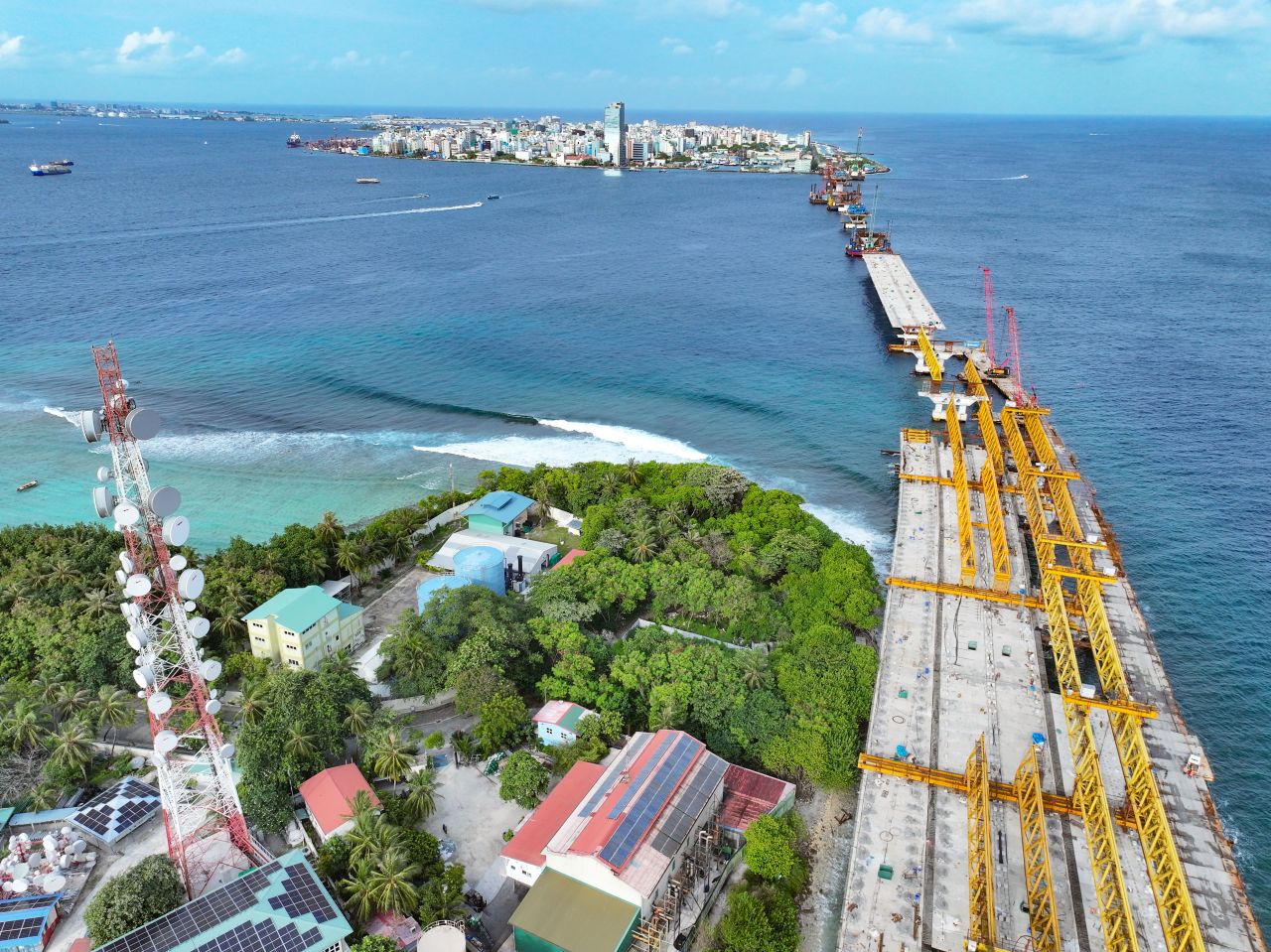 ތިލަމާލެ ބްރިޖުގެ މަސައްކަތް