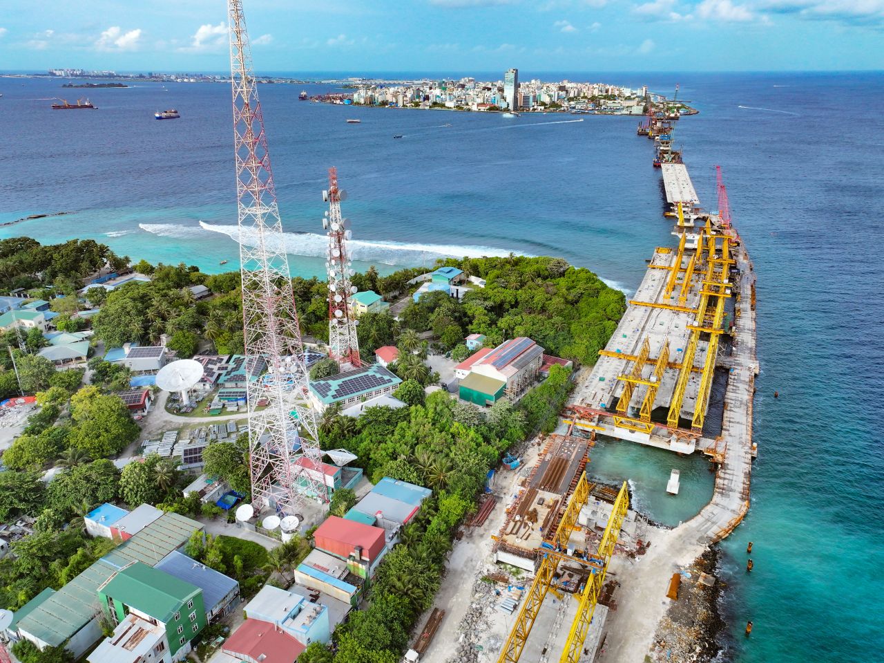 ތިލަމާލެ ބްރިޖުގެ މަސައްކަތް