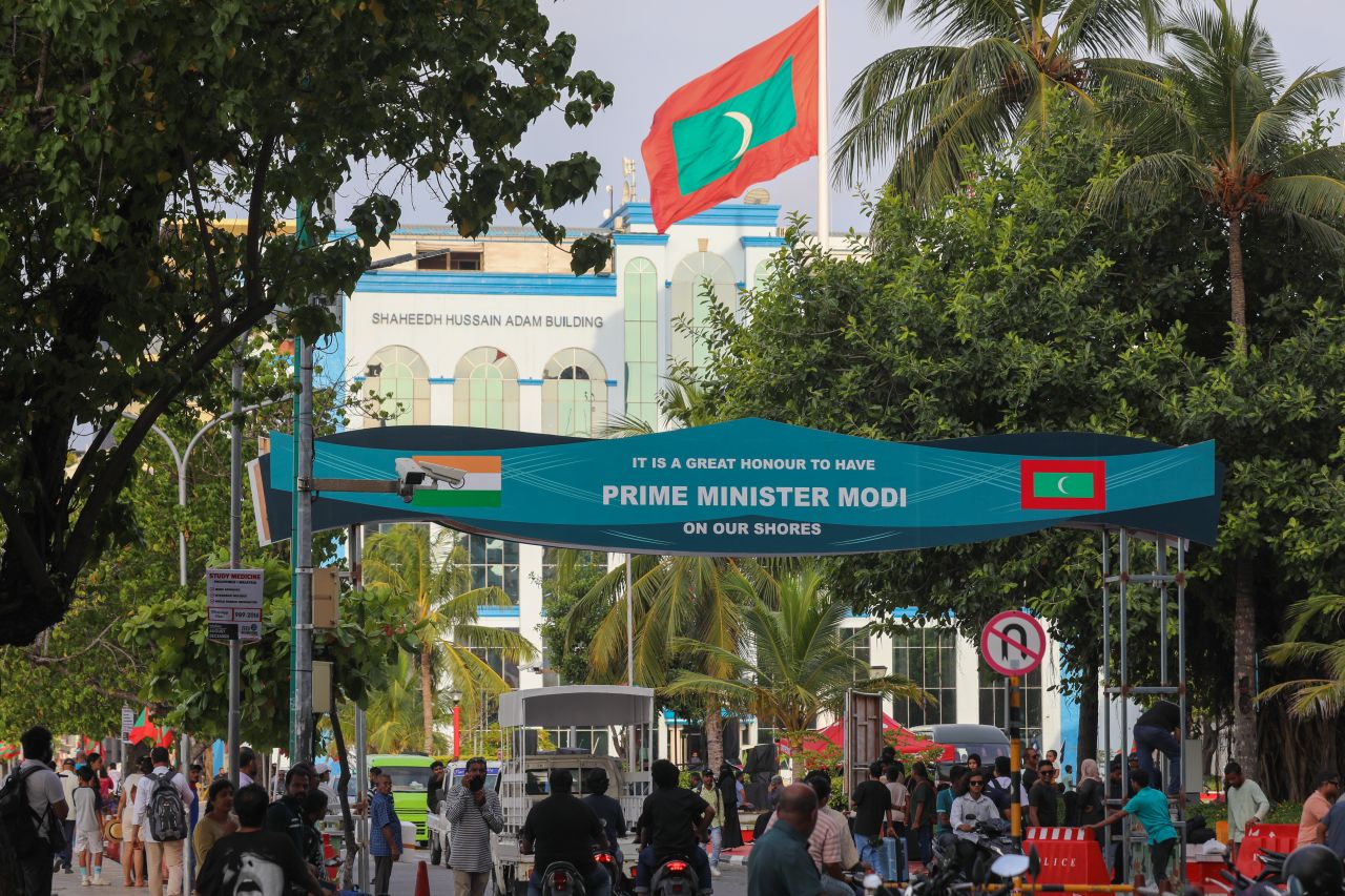 އިންޑިއާގެ ބޮޑުވަޒީރު މޯދީއަށް މަރުހަބާ ދެންނެވުމުގެ ތައްޔާރީތައް