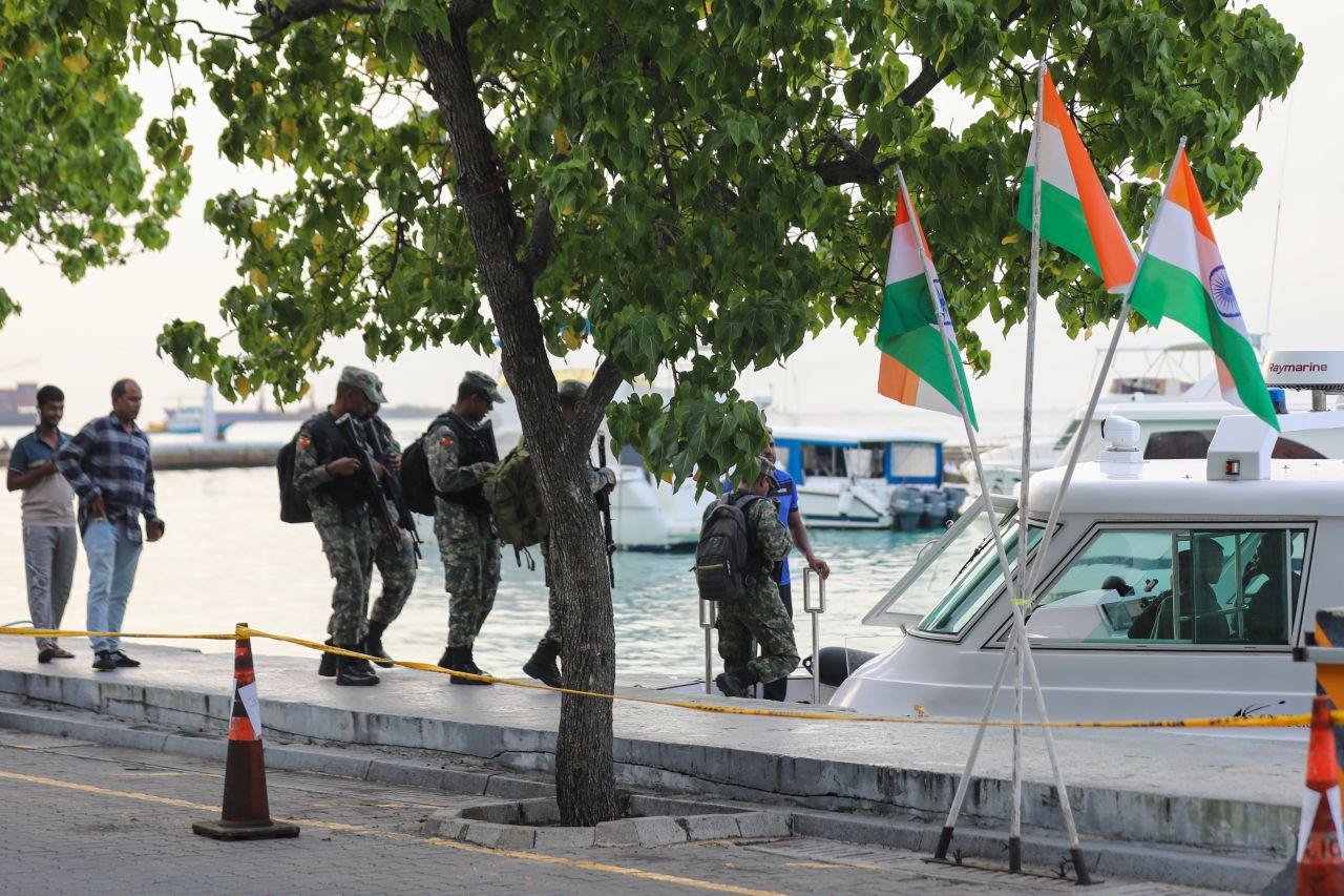 އިންޑިއާގެ ބޮޑުވަޒީރު މޯދީއަށް މަރުހަބާ ދެންނެވުމުގެ ތައްޔާރީތައް
