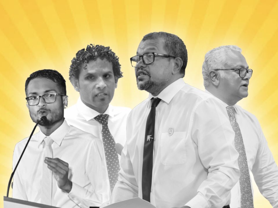 Council inthaabuge MDP manager ah Kudu, Naibunnah Niya, Yaugoob, Aiku