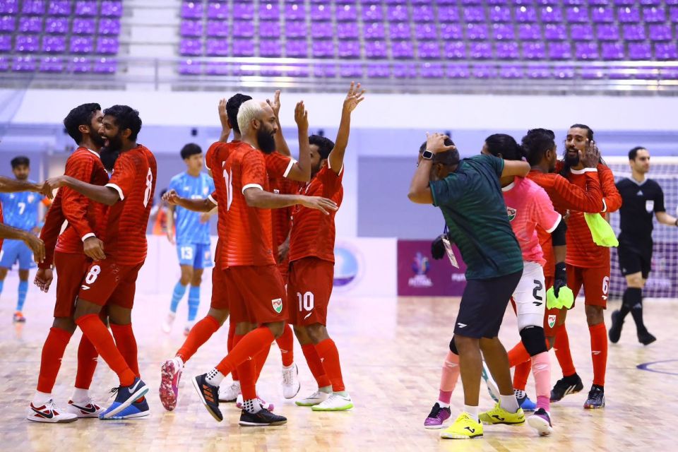 Sarahahdhu ge futsal raskan hoadhai gaumee team mirey raajje ahnnanee