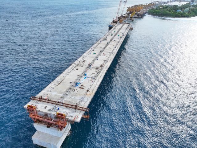 Thilamale’ bridge mashroou ge 71.60 percent massaikkai nimijje