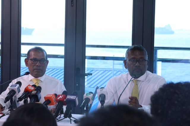 Fayyaz ah thaaeed koh, MDP Chairperson kamah Nasheed nukunnavanee