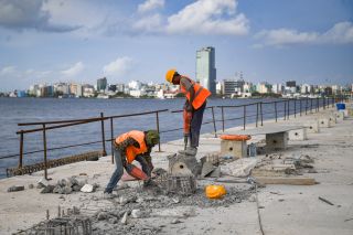 ތިލަމާލެ ބްރިޖުގެ މަސައްކަތް