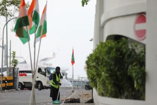 އިންޑިއާގެ ބޮޑުވަޒީރު މޯދީއަށް މަރުހަބާ ދެންނެވުމުގެ ތައްޔާރީތައް