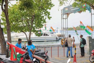 އިންޑިއާގެ ބޮޑުވަޒީރު މޯދީއަށް މަރުހަބާ ދެންނެވުމުގެ ތައްޔާރީތައް